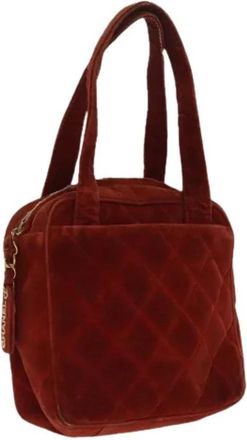 Chanel Pre-owned Handbags, female, Orange, Size: ONE SIZE Pre-owned Vintage Hand Bag