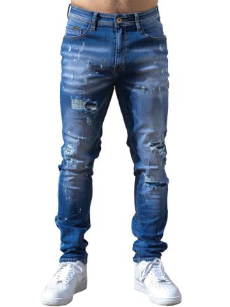Enzo Jeans Milano | Heren Gescheurde Spijkerbroek