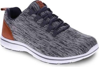 Revere Comfort Shoes Mens Hudson Lace-Up Sneaker In Grey Marle