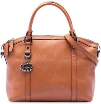 Gucci Pre-owned Vintage Satchel - - Pre-owned - Donna - Marrone - ONE SIZE