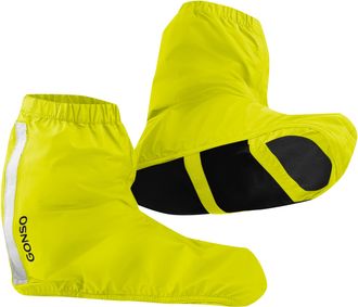 Gonso Fahrradschuh GONSO Rain Shoecover, Damen, Gr. 3XL, gelb (neongelb), 100% Polyamid, Schuhe Fahrradschuh, wasserdichter &Uuml;berschuh, Schuh&uuml;berzieher, Easy