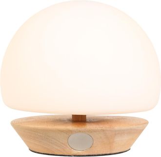 Steinhauer L&aacute;mpara De Mesa - Ancilla - Natural - Vidrio Madera - Steinhauer