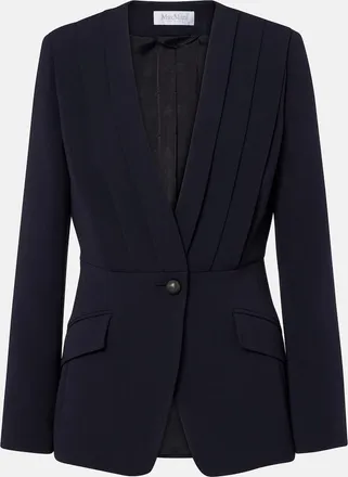 Max Mara Pleated cady blazer