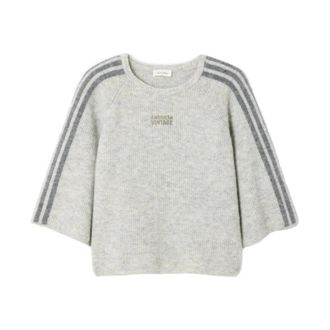 American Vintage Dames, Truien, Grijs, Maat: M/L Wol