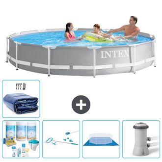 Intex Piscina Prism Frame Redonda - 366x76 Cm - 7-piezas S20532