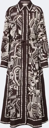 Alemais Al&eacute;mais Lori printed shirt dress