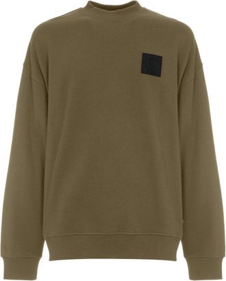 Roberto Cavalli Truien - Heren - Sweatshirts - Groen - 2XL - Hoodies & sweatvesten