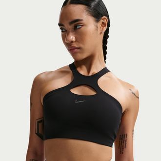 Nike Womens Universa -Support Padded Sports Bra in Black | IO9335-010