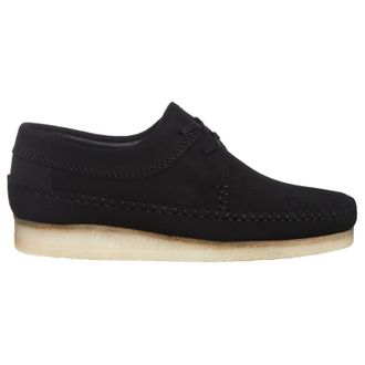 Clarks Weaver Suede Mens Lace Up Shoes - Black - Size:UK 12