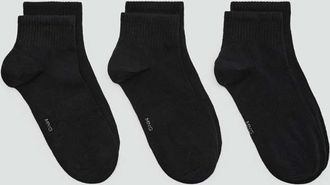Mango Pack 3 calzini cotone nero - Uomo - 40-42 - MANGO MAN