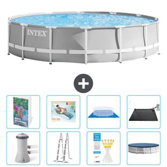Intex Piscina Prism Frame Redonda - 427x107 Cm - 9-piezas S567