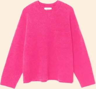 Xirena Womens Julien Sweater In Brilliant Pink