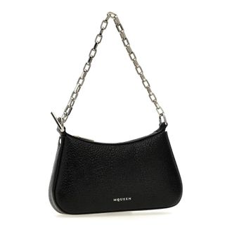 Alexander McQueen T-bar Mini Pouch - female - Alexander McQueen - Shoulder Bags - Black - ONE SIZE - Bags