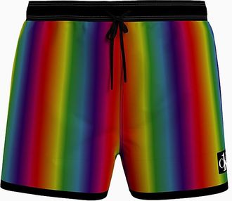 Calvin Klein Mens CK One Festival Medium Swim Shorts - Multi - XL