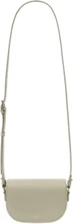 A.P.C. Le B Side Shoulder Bag White