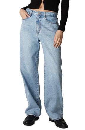 Unpublished Rumi High Waist Wide Leg Jeans in Light Blue at Nordstrom, Size 31