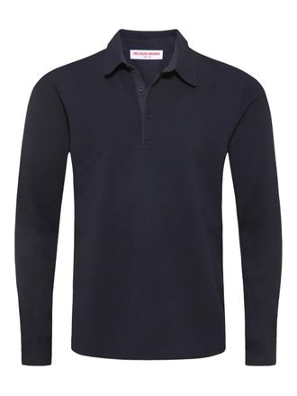 Orlebar Brown Garfield long-sleeved polo shirt - Blue