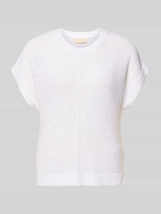 Freequent Strickshirt mit Kapp&auml;rmeln Modell Estapper in Weiss, Gr&ouml;&szlig;e XXL