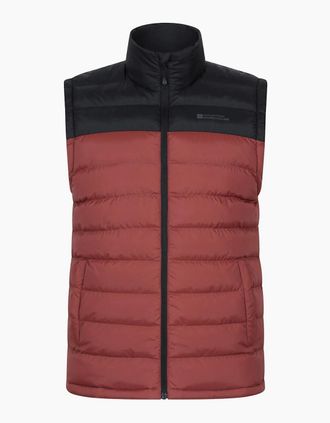 Mountain Warehouse Mens Mountain Warehouse Mens Seasons II Padded Gilet - Purple - Size: 38/Regular