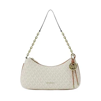 Michael Kors Shoulder Bags, female, Beige, Size: ONE SIZE MD Chain Pouchette