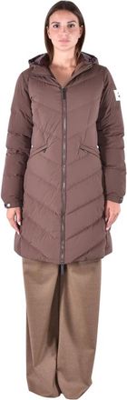 Afterlabel Helsinki Jacket - Dames - Dons jassen - Bruin - M - Leer - Jassen