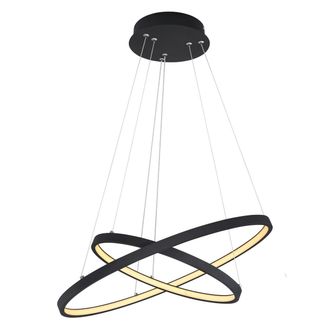 Globo Lighting L&aacute;mpara Colgante - Ralph - Negro - Metal - &Oslash; 51cm - Led - - Globo