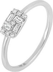 Bony Levy Gatsby Diamond Ring in 18K White Gold at Nordstrom Rack, Size 6.5