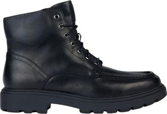Geox Spherica EC7 - Heren - Veterlaarzen - Zwart - 42 EU - Leer - Schoenen