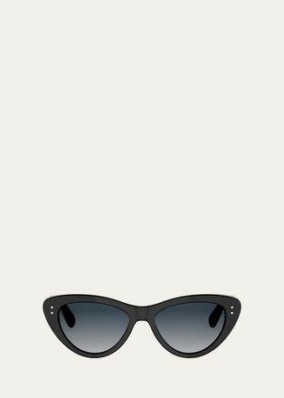 Dior Oblique B2I 55MM Cat-Eye Sunglasses