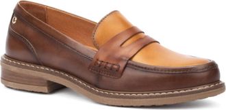 Pikolinos Womens Aldaya Round Toe Loafer In Topo