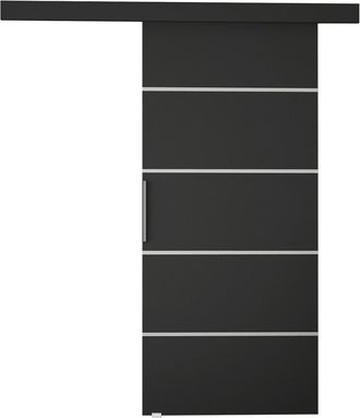 Mirjan24 Mobilier1 - Puerta Corredera Closico 176, Negro
