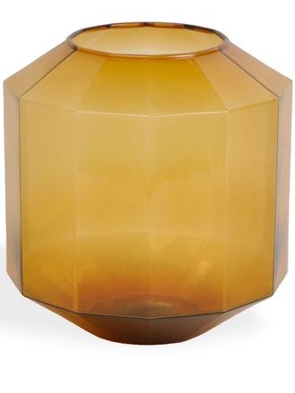 XLBoom medium Bliss glass vase (20cm x 20cm) - unisex - glass - One Size - Neutrals