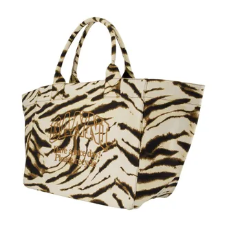 Ganni Womens Xxl Tote Ivory Cotton