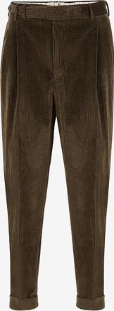 Pantaloni Torino Gerade Hose aus Cordsamt