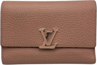Louis Vuitton Magnolia Pink Leather Wallet (Tri-Fold) (Pre-Owned)