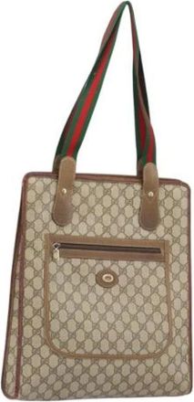 Gucci Pre-owned Tote Bags, female, Beige, Size: ONE SIZE Pre-owned Tote Bag