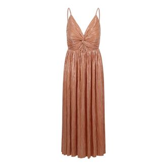 Sabina Mus&aacute;yev Midi Dresses, female, Pink, Size: XS Pleated Midi Dress