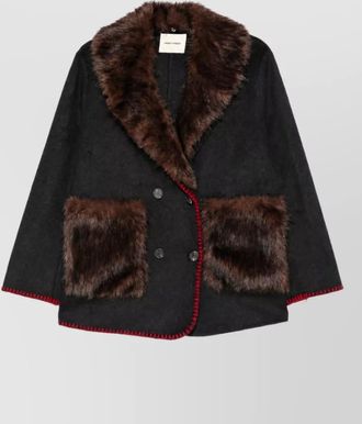 Front Street 8 wool double-breasted coat