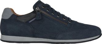 Mephisto Leon Sneaker - Heren - Sneakers - Blauw - 39 EU - Leer - Schoenen