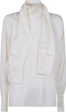 R&oacute;he Blouses - Dames - Blouses - Beige - L - Overhemden