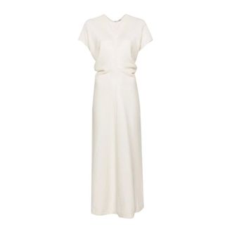 Toteme Dames, Jurken, Wit, Maat: 2XS