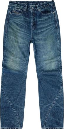 Diesel D-Twisty Jeans - Dames - Regular Fit Jeans - Blauw - W28 - Denim - Jeans