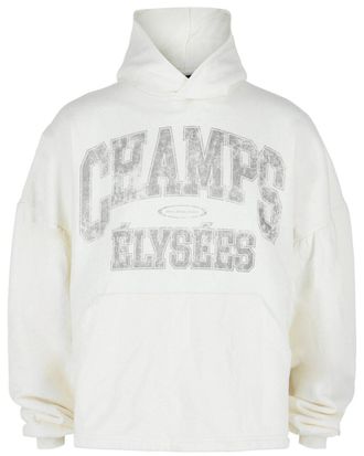 Balenciaga Champs-&Eacute;lys&eacute;es Logo Pullover Hoodie