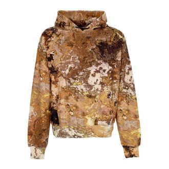 Dolly Noire Woestijn Chemische Lichtgewicht Hoodie Beige/Multi - Heren - Hoodies - Veelkleurig - S - Katoen - Hoodies & sweatvesten