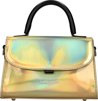 Lancaster Glass Irio Mini Handtas - Dames - Handtassen - Geel - ONE Size - Leer - Tassen