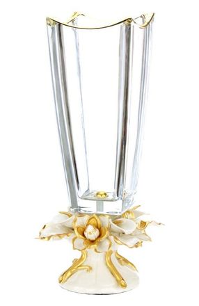 Mark Roberts Scalloped Calla Lily Vase in White at Nordstrom