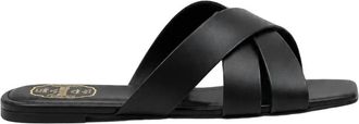 Emerson Fry Womens Fortuna Slide Sandal In Black