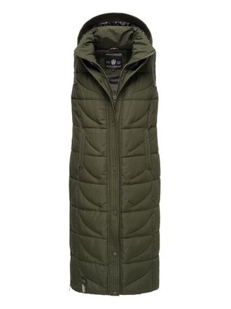 Navahoo dames gewatteerd vest Brezelchen - Lang & Warm