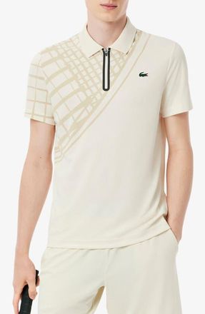 Lacoste Half Zip Polo in Lapland at Nordstrom, Size 4