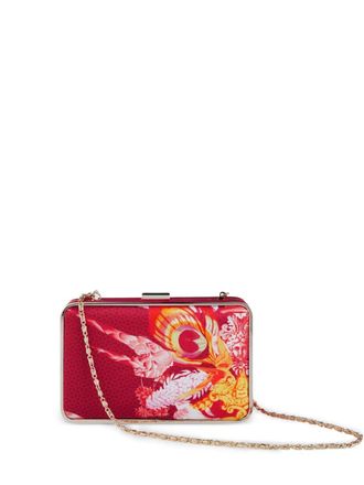 Shanghai Tang x Jacky Tsai Flower Dragon clutch - Rood